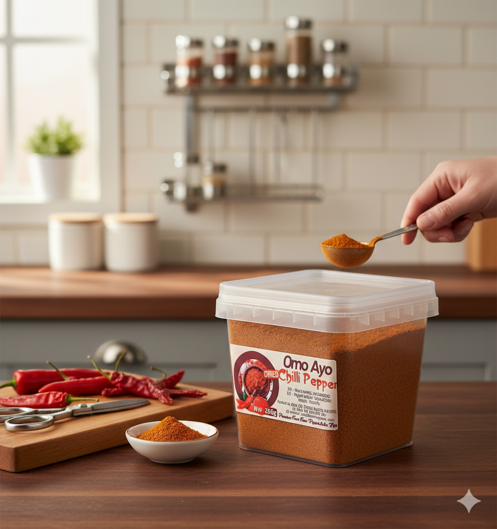 OMOAYO Dried Chilli Pepper NW 250g